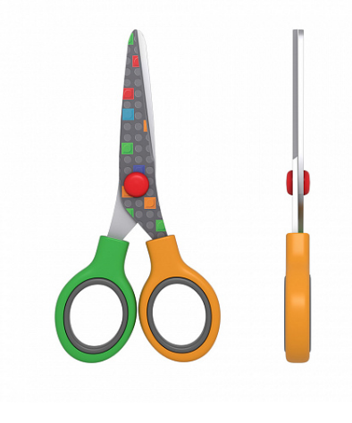 Foarfeca Ek Junior Decor Birds, lungime 13 cm, ergonomica - imagine 3